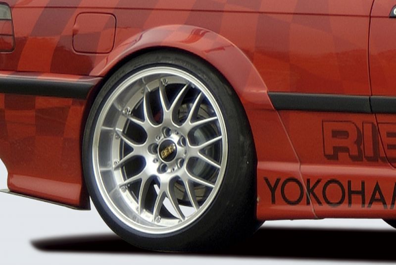 RIEGER widebody wheel arch II right rear fit for BMW 3er E36 Coupé/Convertible