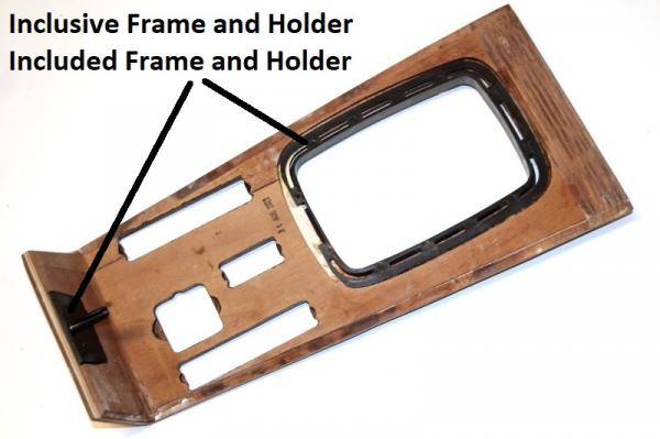 Console in zebrano fit for Mercedes W123 (7)