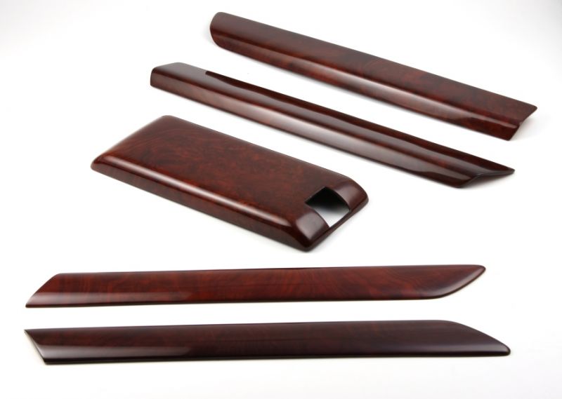 Burled wood set (5 pieces) fit for Mercedes R129 up to 09/95