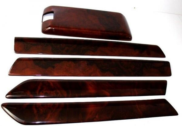 Burled wood set (5 pieces) fit for Mercedes R129 up to 09/95