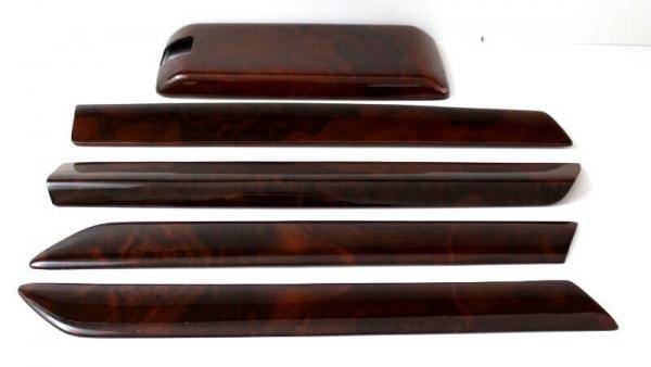 Burled wood set (5 pieces) fit for Mercedes R129 up to 09/95