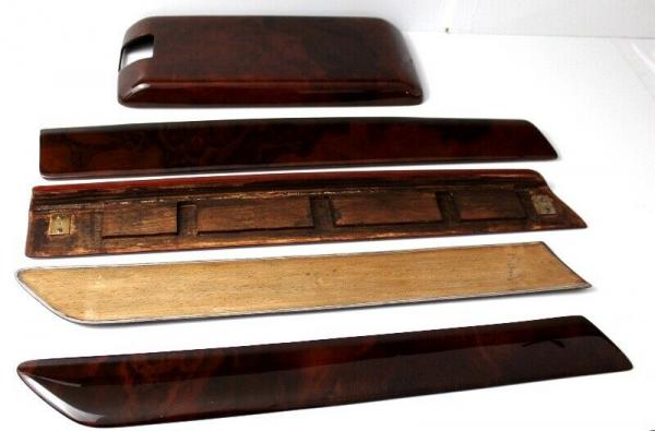 Burled wood set (5 pieces) fit for Mercedes R129 up to 09/95