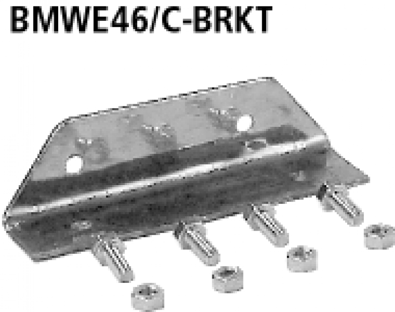 Halter für Endschalldämpfer BMWE46/C-Q… mit Doppel-Endrohr