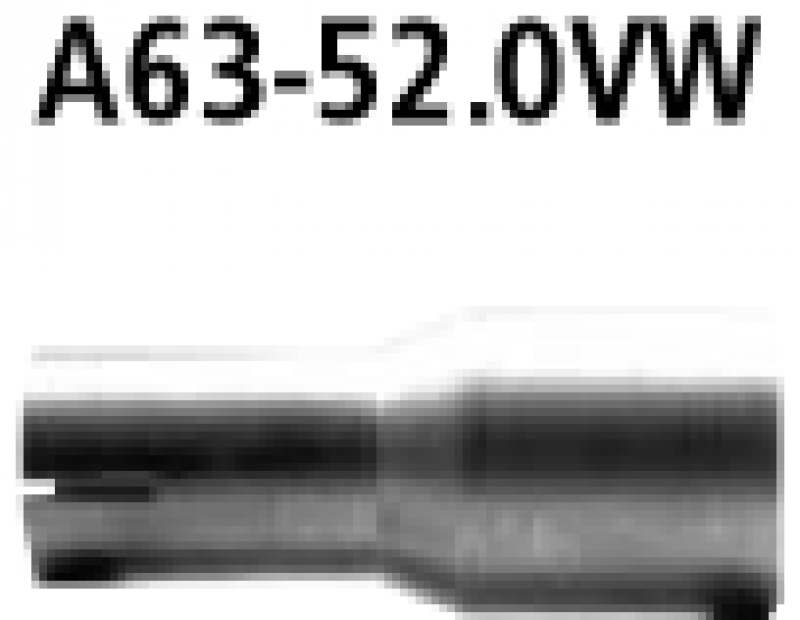 Adapter Endschalldämpfer Serienanlage 52.0 mm BMW E46 316i/318i