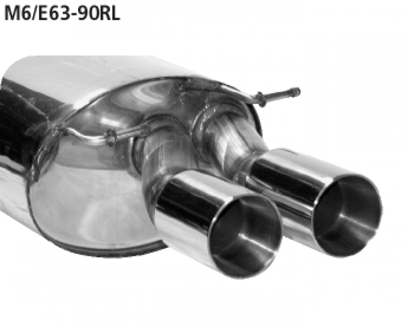 Silencer twin tail pipes 2x90 mm(RACE-Look) fit for BMW M5 M6