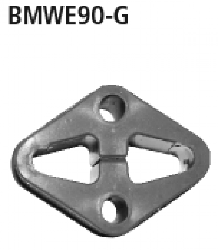Muffler hanger for only for vehicles with engine N47D20A/Diesel