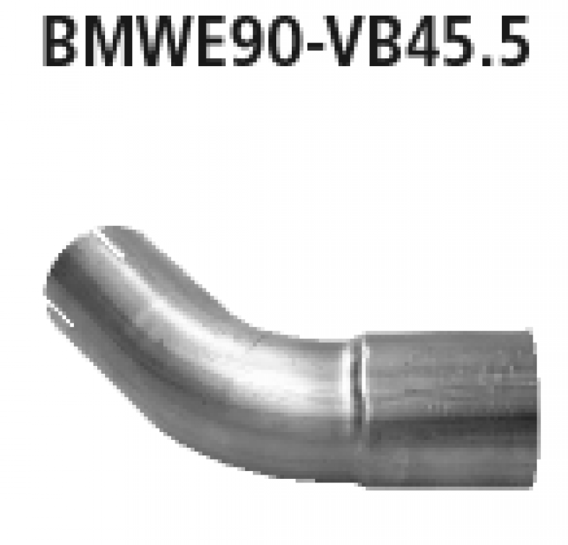 Verbindungsrohr Endschalldämpfer 55.5mm  nur passend für 320si