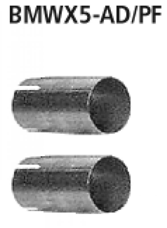 adapter tube set for connection to the particulate filter X5 E53
