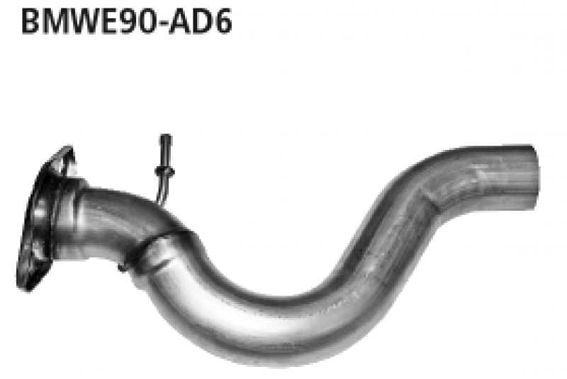 Bastuck Verbindungsrohr Endschalldämpfer auf Serie E90/E91/E92/E
