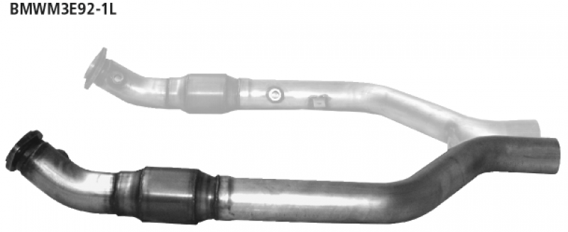 BASTUCK Motorsport Katalysator Ersatz für original Vorkatalysator links passend für BMW 3er M3 E90 E92 E93