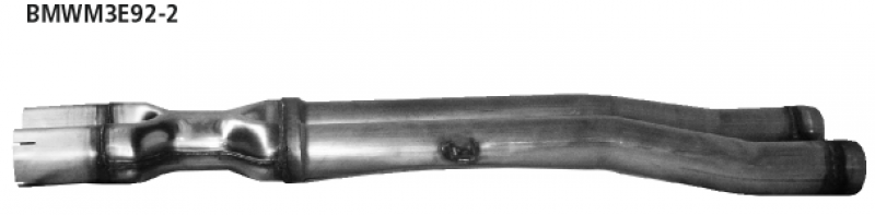 BASTUCK Replacement tube for catalyst and silencer fit for BMW M3 E90 E92 E93