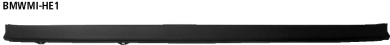Rear skirt insert, paintable, without cut mini up to 09/04 R50