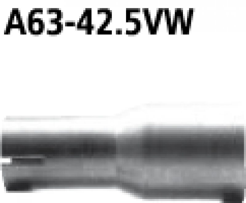 Adapter Komplettanl. auf Kat bzw. Endschalldämpfer R56 Ø42.5