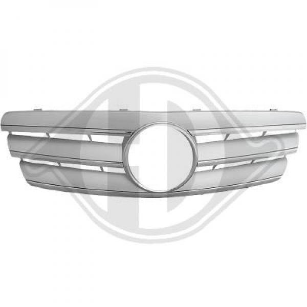 Grille chrome/silver fit for Mercedes W203 Sedan/T-Model 2000 - 2007
