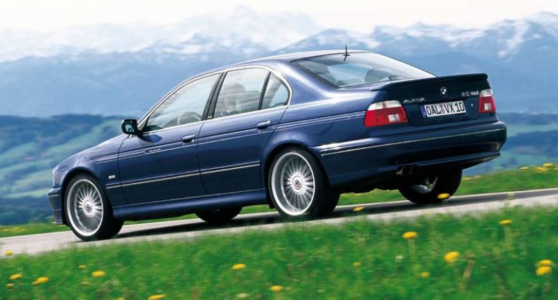 ALPINA deco-set No. 1 silver fit for BMW 5er E39 up to bj. 9/00; 8er E31
