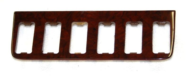 Switch panel from burled wood 3L/3R fit for Mercedes W123