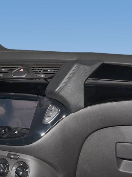 KUDA Telefonkonsole passend für Opel Corsa E ab 2014 Leder schwarz