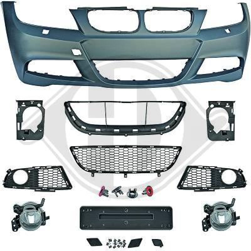 Sport Stoßstange vorne passend für BMW 3er E90/E91 Limousine/Touring 08-11 ohne PDC