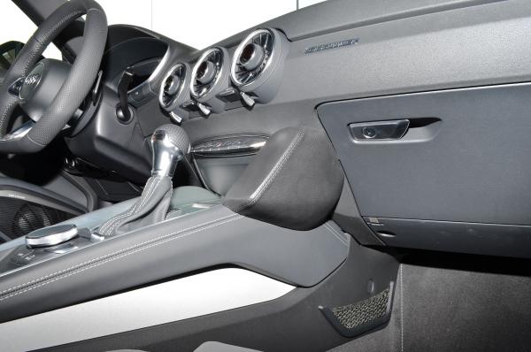 KUDA Telefonkonsole passend für Audi TT ab 2014 Leder schwarz