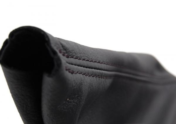 Handbremshebelabdeckung Leder Walknappa schwarz BMW 3er E46