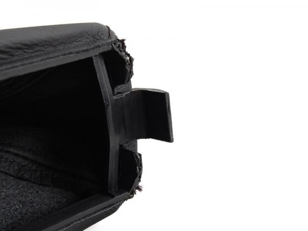 Handbremshebelabdeckung Leder Walknappa schwarz BMW 3er E46