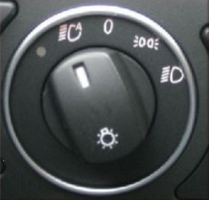 Surround lightswitch matted BMW 5er E60/E61 from 03/07