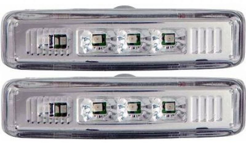 LED Side indicator clear/chrome fit for BMW 5er E39 Sedan/Touring