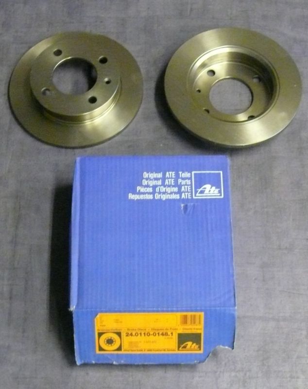 2 ATE Bremsscheiben Ford Fiesta