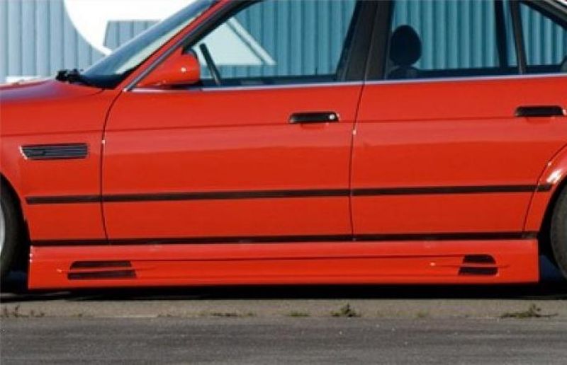 RIEGER Side skirt with duct -left side- fit for BMW 5er E34 Sedan / Touring