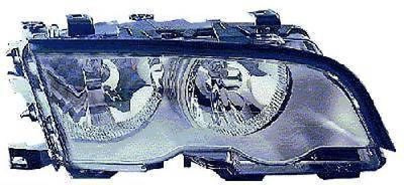 Headlight titan right side BMW 3er E46 Sedan/Touring up to 09/01