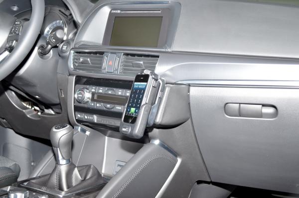KUDA Telefonkonsole passend für Mazda CX5 ab 2015 (KE) Kunstleder schwarz