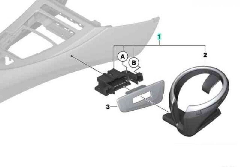 Cover Cupholder WALNUSS for BMW Z4 E89 (pic 3)