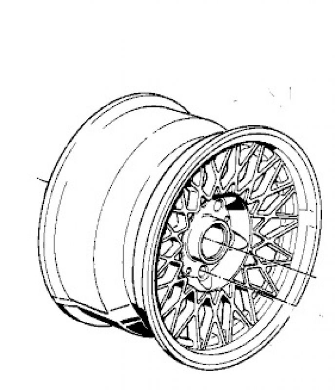 Cross-Spoke Styling (STYL.5) Wheel 7,5X16 ET27 LK 4x100