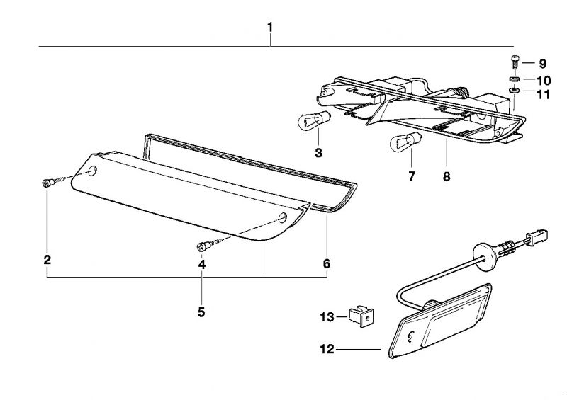Indicator right side BMW Z1 (pic 1)