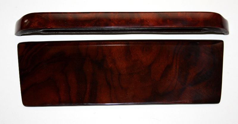 Ashtray cover from burled wood fit for Mercedes W123