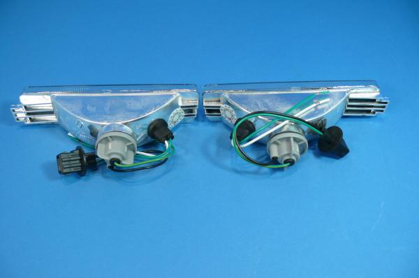 Blinker klar chrom mit Standlichtfunktion für VW Golf/Jetta 2 NUR mit GL/GTI Stoßstange