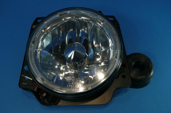 Scheinwerfer klar/chrom mit Angeleyes passend für VW Golf II