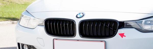 M Performance kidney-high-gloss black front LEFT BMW 3er F30 / F31