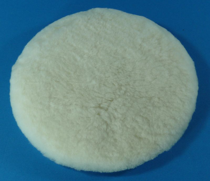 Lammfell Polieraufsatz 180x30mm für Klettteller 180mm