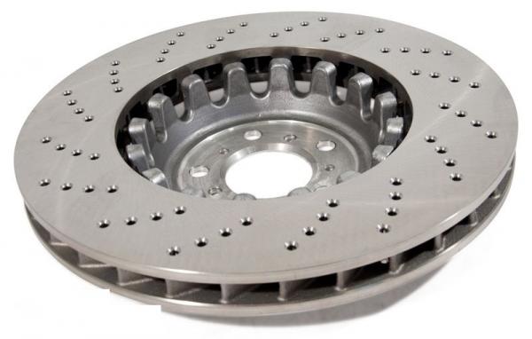 Brake ventilated perforated RIGHT for BMW 5er F10 M5 / 6er F06/F12/F13 M6