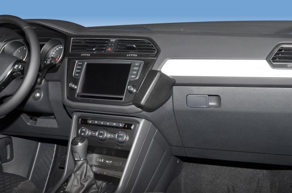 KUDA Telefonkonsole passend für VW Tiguan ab Bj. 2016 Leder schwarz