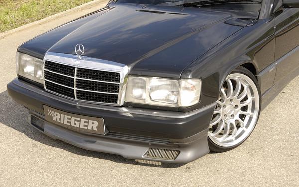 RIEGER Lip spoiler fit for Mercedes W201
