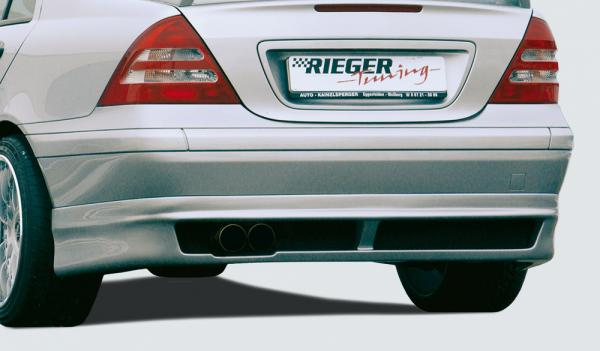 RIEGER Heckschürzenansatz passend für Mercedes W203 Limousine bis Bj. 03/2004