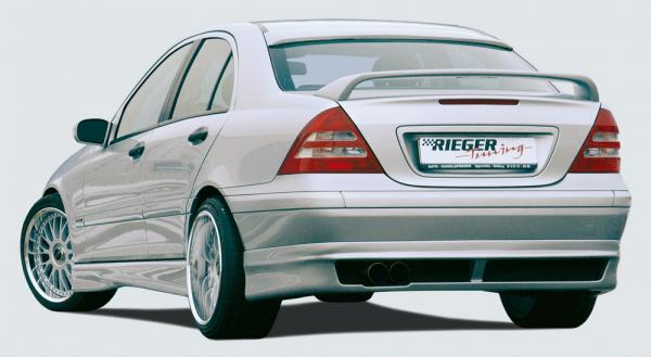 RIEGER Heckschürzenansatz passend für Mercedes W203 Limousine bis Bj. 03/2004
