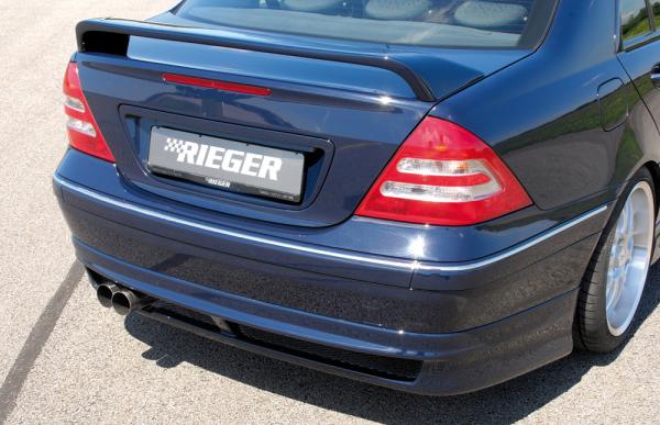 RIEGER Heckschürzenansatz passend für Mercedes W203 Limousine bis Bj. 03/2004