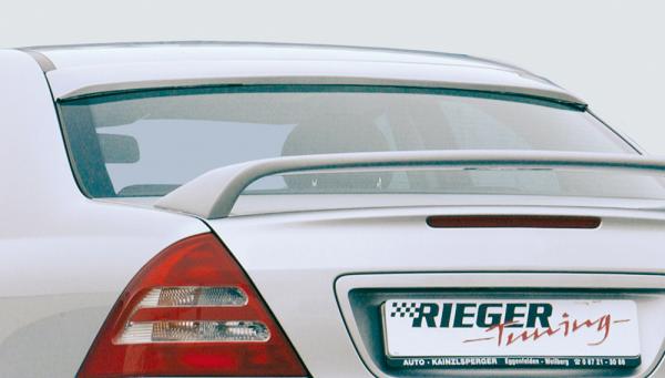 RIEGER Heckscheibenblende passend für Mercedes W203 C- Klasse MIT Antennenaussparung