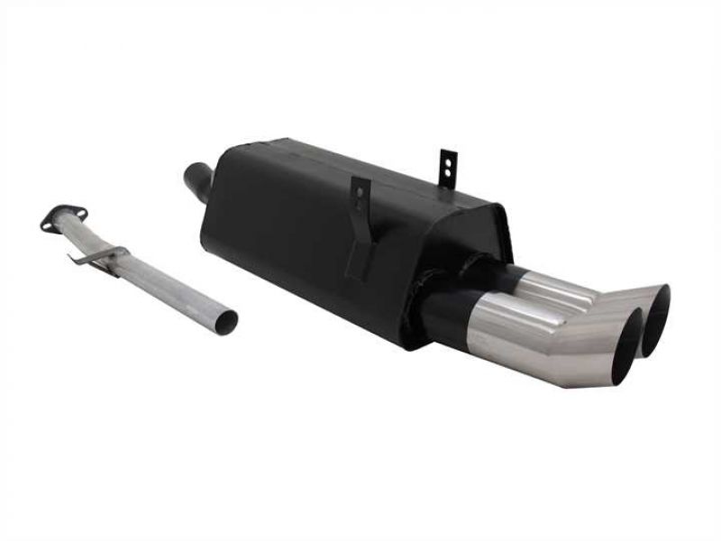 NOVUS Rear silencer with 2x 90mm DTM BMW E36 316i/318i