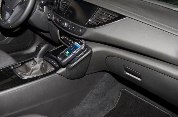 KUDA Telefonkonsole passend für ​Opel Insignia B ab Bj. 2017 - unten Kunstleder schwarz