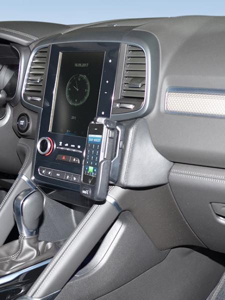 KUDA Telefonkonsole passend für Renault Koleos ab Bj. 06/2017 Kunstleder schwarz