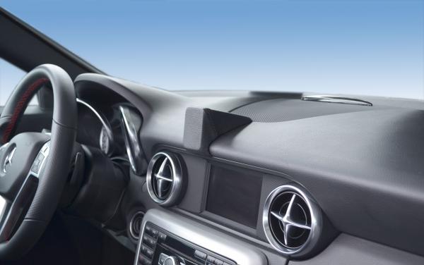 KUDA Navi Halterung passend für Mercedes SLK ab 03/2011 Leder schwarz